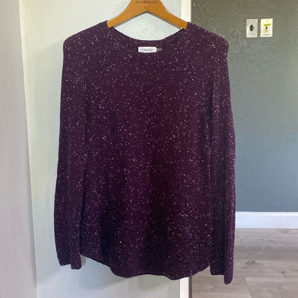 Women’s Calvin Klein marbled sweater